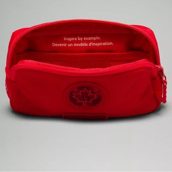 Lululemon Unisex Red Belt Bag - Picture 5 of 8